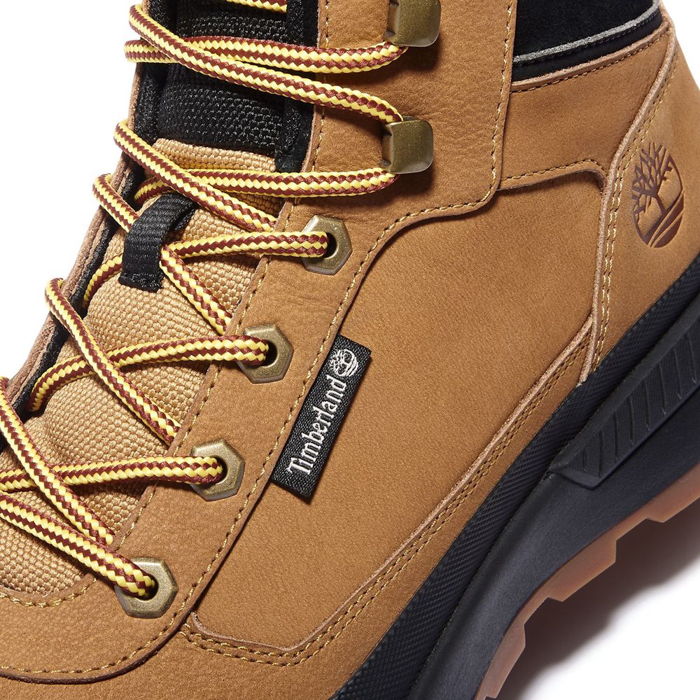 Timberland Αθλητικα Παπουτσια Ανδρικα Καφε/Μαυρα - Field Trekker Mid Boots - Greece 9813724-MZ